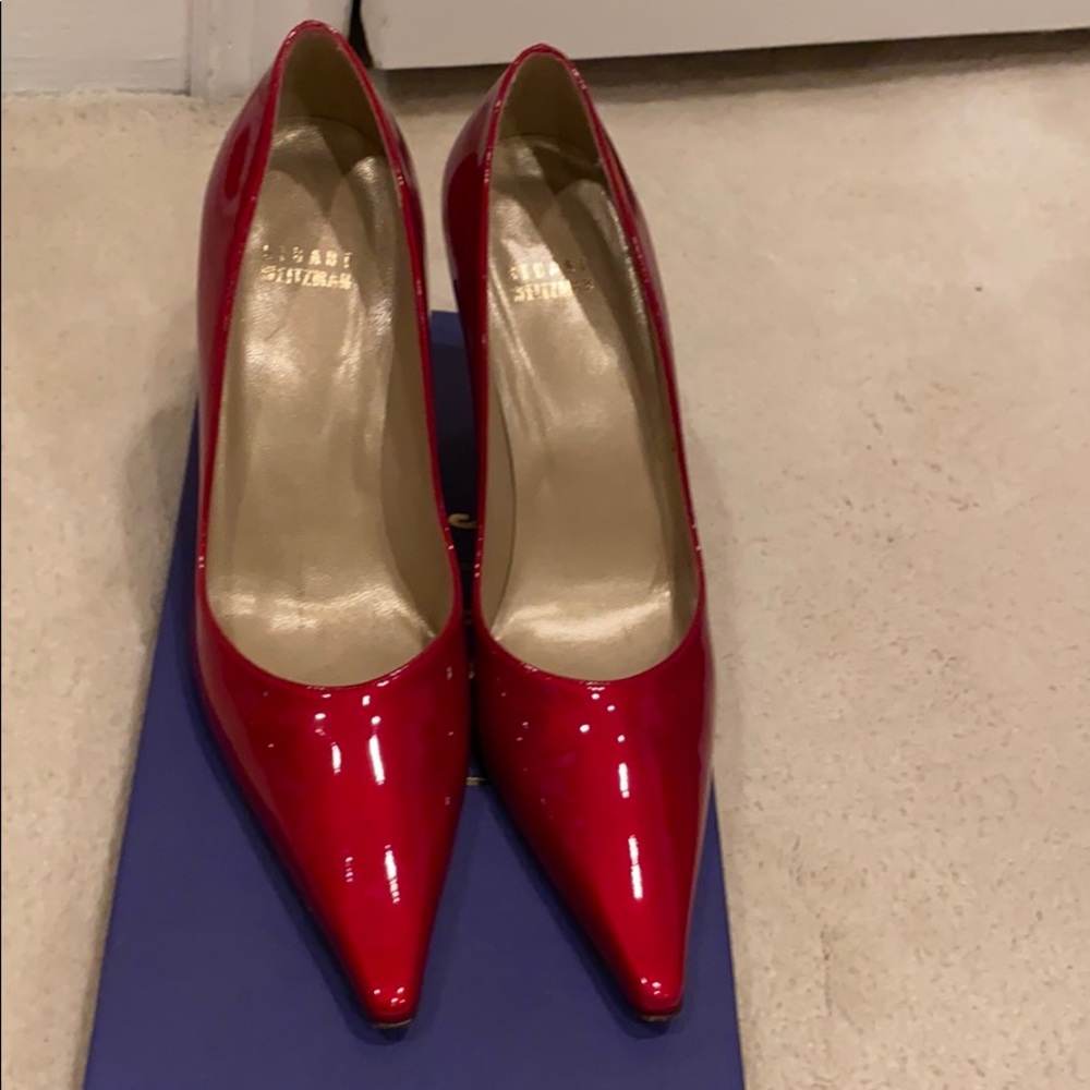 Stuart Weitzman red dress shoes